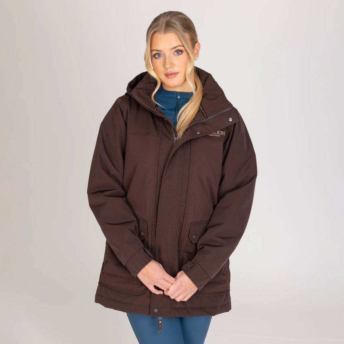 Aubrion Equestrian Winter Coat - Espresso