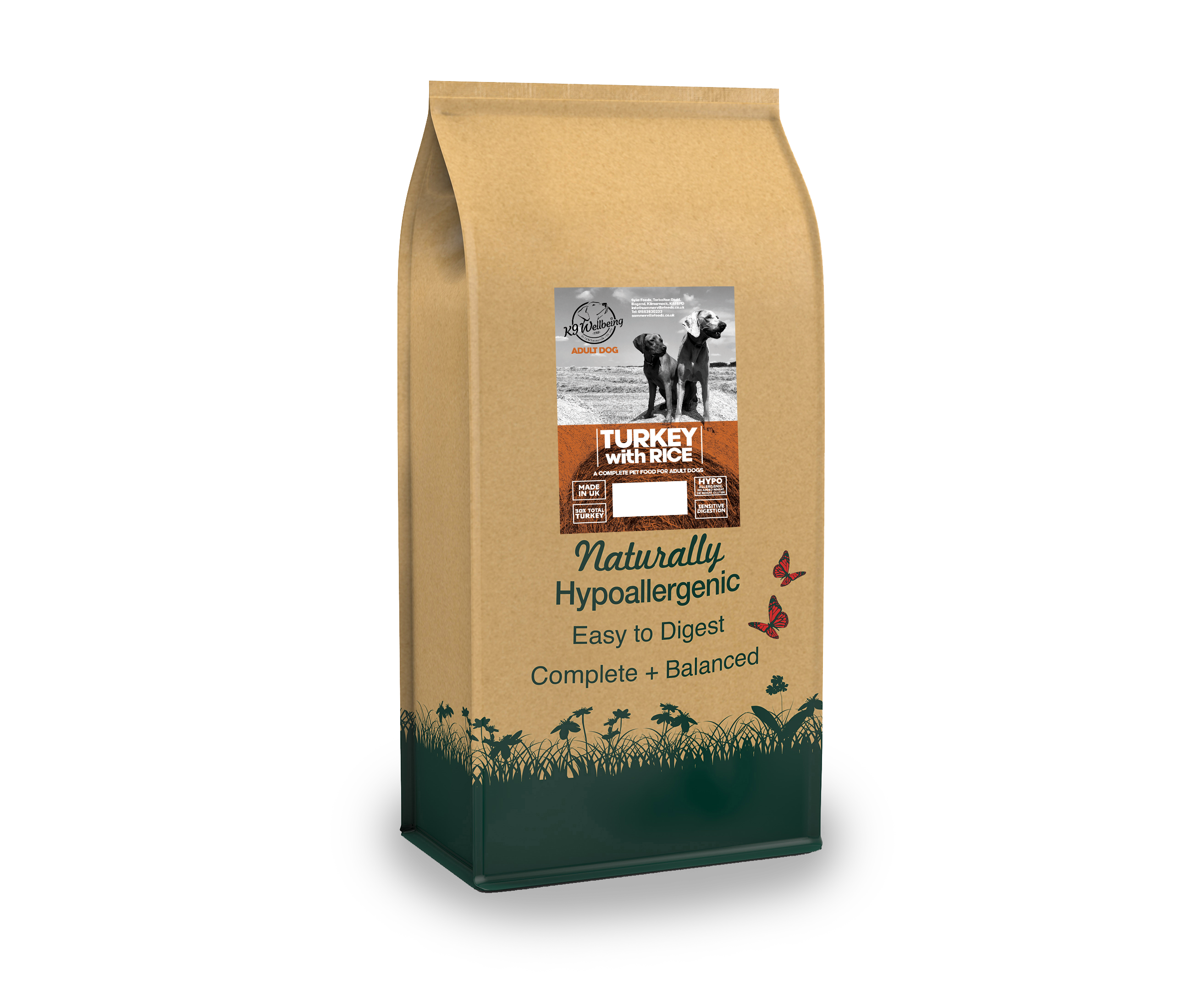 K9 Wellbeing Goodness Grains Adult Turkey & Rice Dog Food
