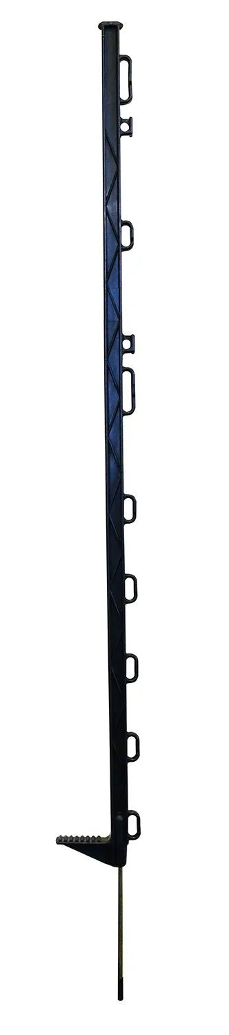 Electric Fence Multi Wire Eco Post Black 1m 10 pack