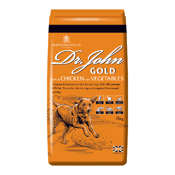 Dr John Gold Working Dog Food with Chicken & Vegetables