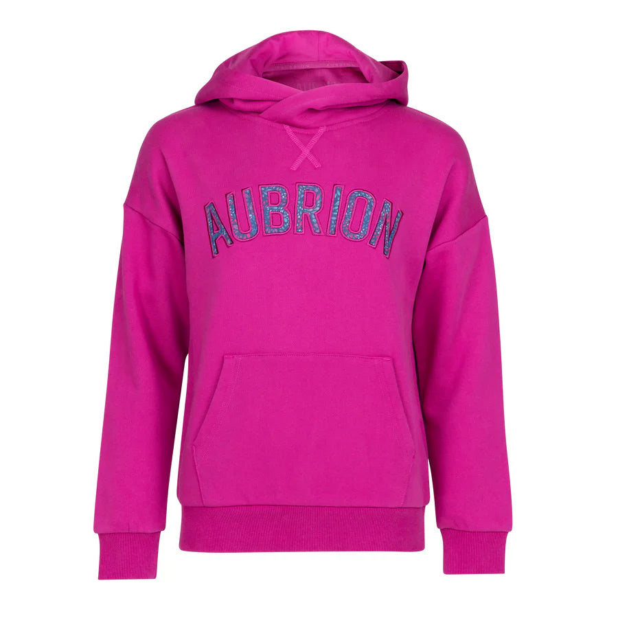 Aubrion React Hoodie - Young Rider - Fushia