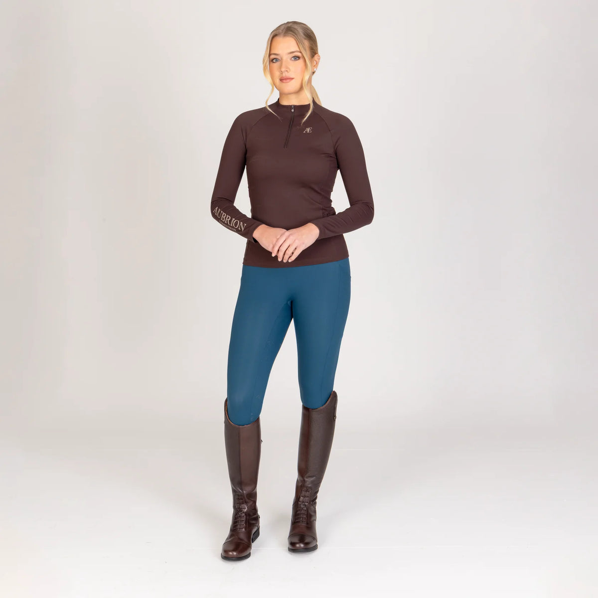 Aubrion Equestrian Winter Riding Tights