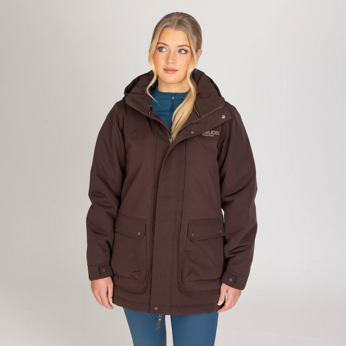 Aubrion Equestrian Winter Coat - Espresso