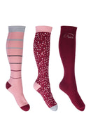 HKM Riding Socks -Miami- Set Of 3