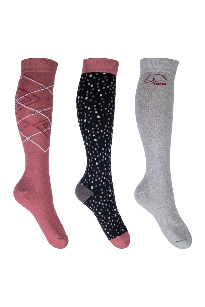 HKM Riding Socks -Colorado- Set Of 3