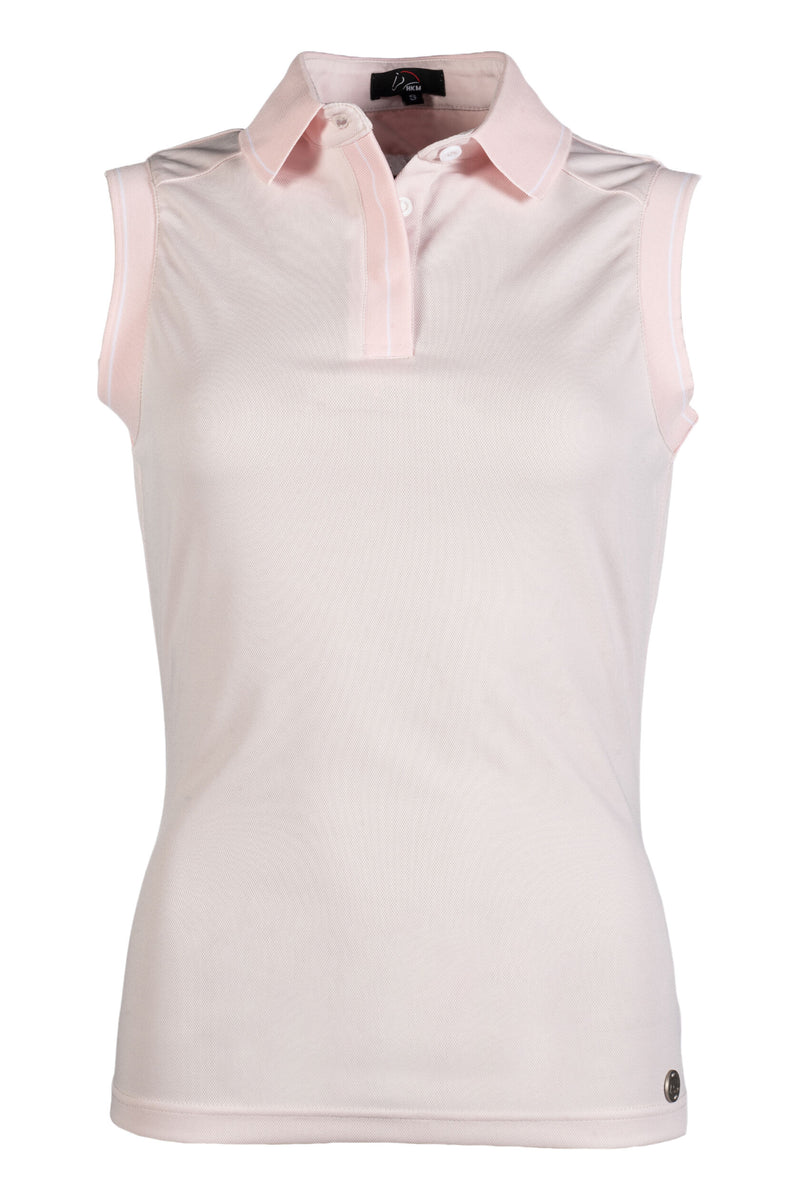 HKM Polo Shirt -Catherine- Sleeveless - light Rose
