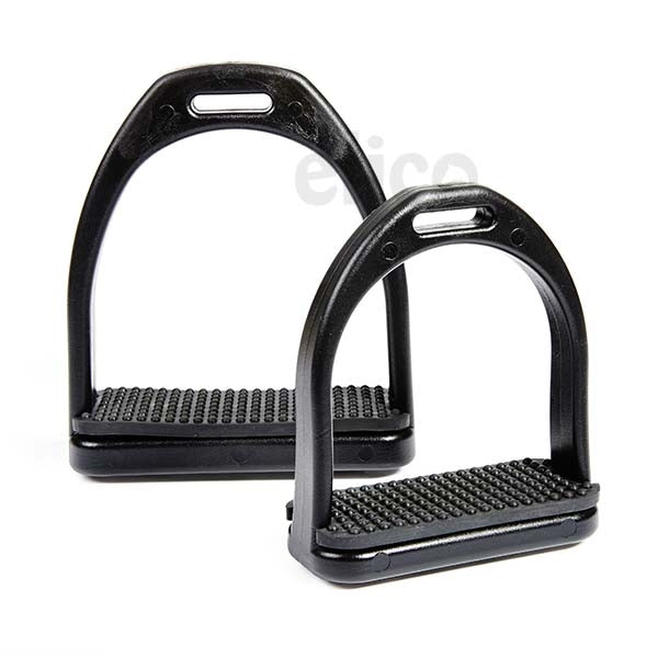 Elico Lightweight Stirrup Irons - Black