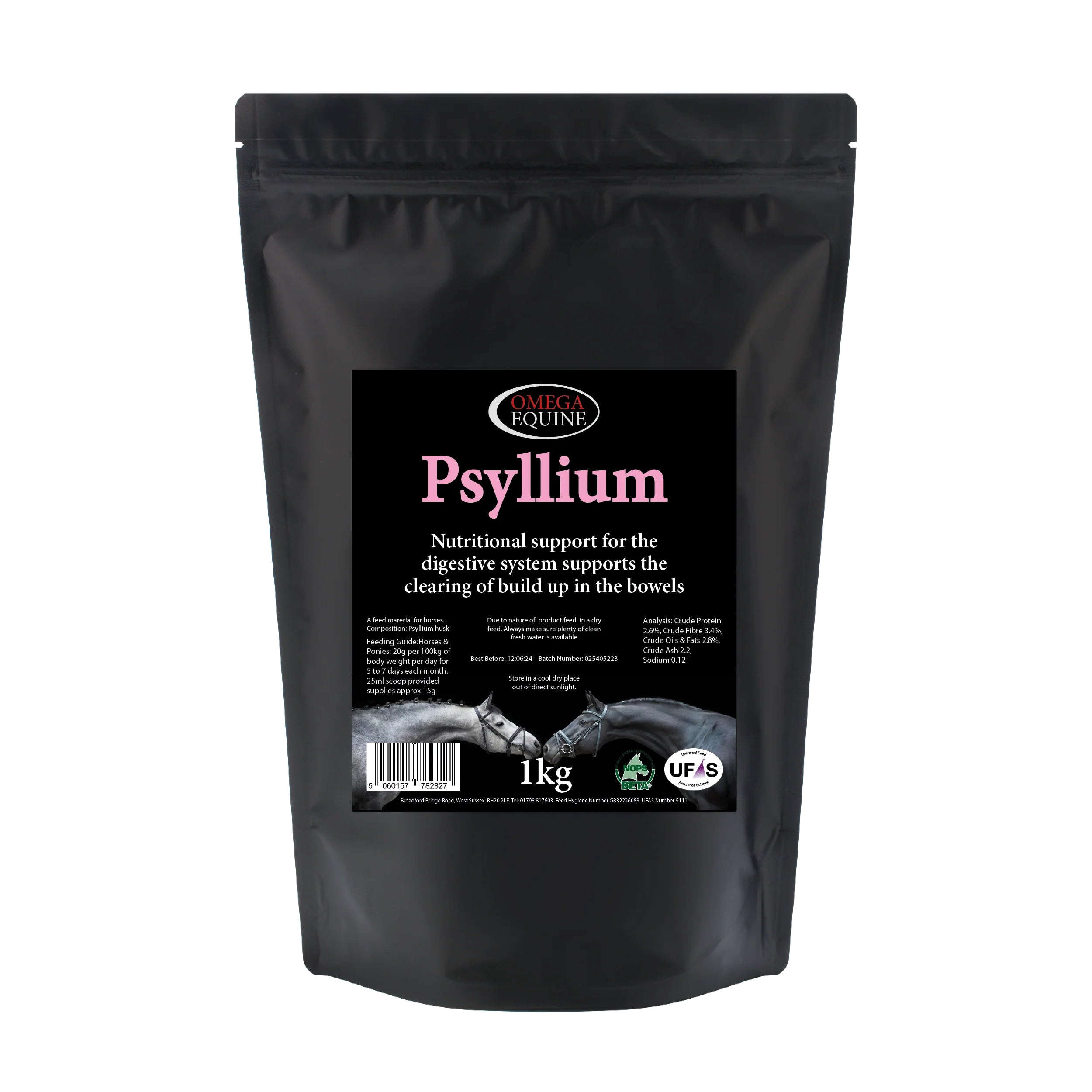 Omega Equine Psyllium - 1kg