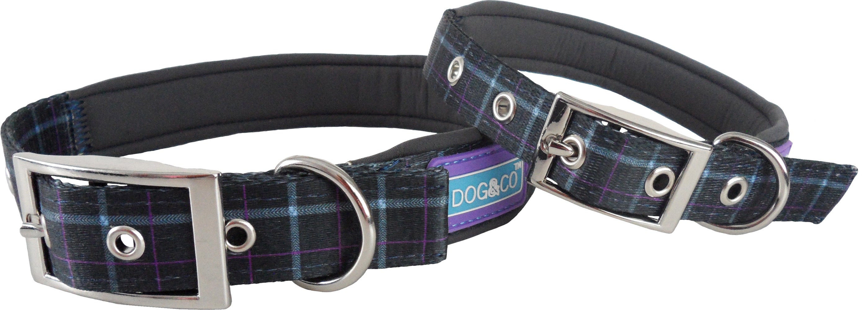 Hem & Boo Country Check Collar