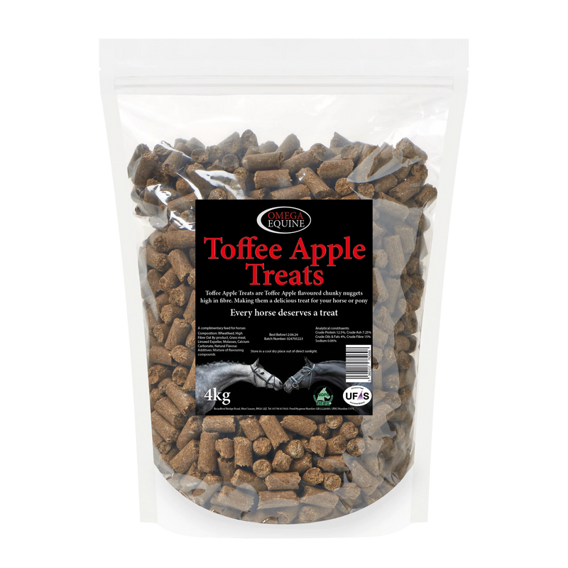 Omega Equine Toffee Apple Treats - 4kg