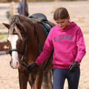 Aubrion React Hoodie - Young Rider - Fushia