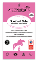 Allen & Page Soothe & Gain NOW 20kg