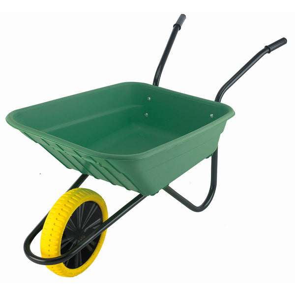 Multi-Purpose Wheel Barrow Green Puncture Proof Wheel