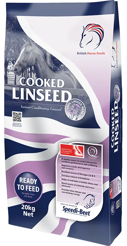 Brittish Horse Feeds Cooked Linseed