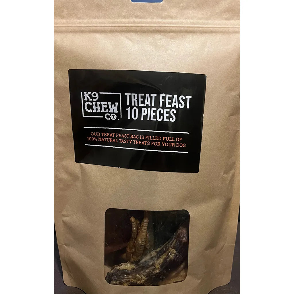 K9 Chew Co Treat Feast Bag 10 Piece