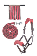 HKM Head Collar Set -lilly- With Snap Hook & Fly Fring