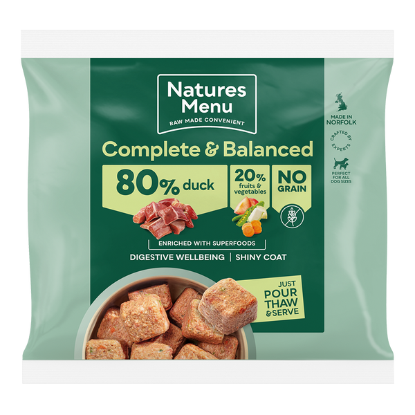 Natures Menu Complete & Balanced 80/20 Duck 80% Duck 1kg