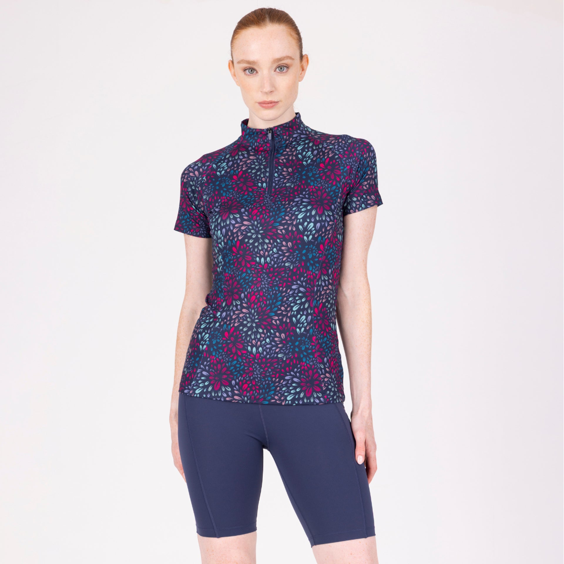 Aubrion React Short Sleeve Base Layer - Petal
