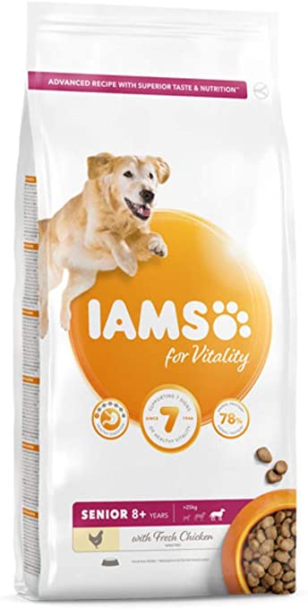 Iams Senior Large Vitality Chicken 12kg