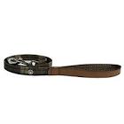 Rosewood Luxury Leather Lead - Tweed Check Lead - 40''