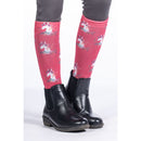 HKM Riding Socks -wonderland- Raspberry - 30-34