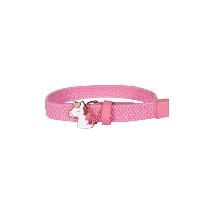 HKM Elastic Belt -Unicorn- Rose - 70cm