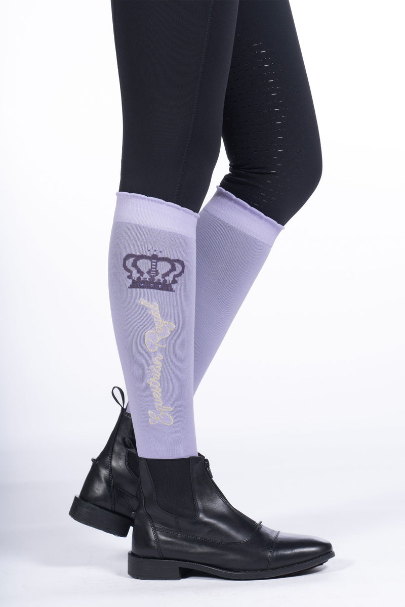 HKM Riding Socks -Lavender Bay-