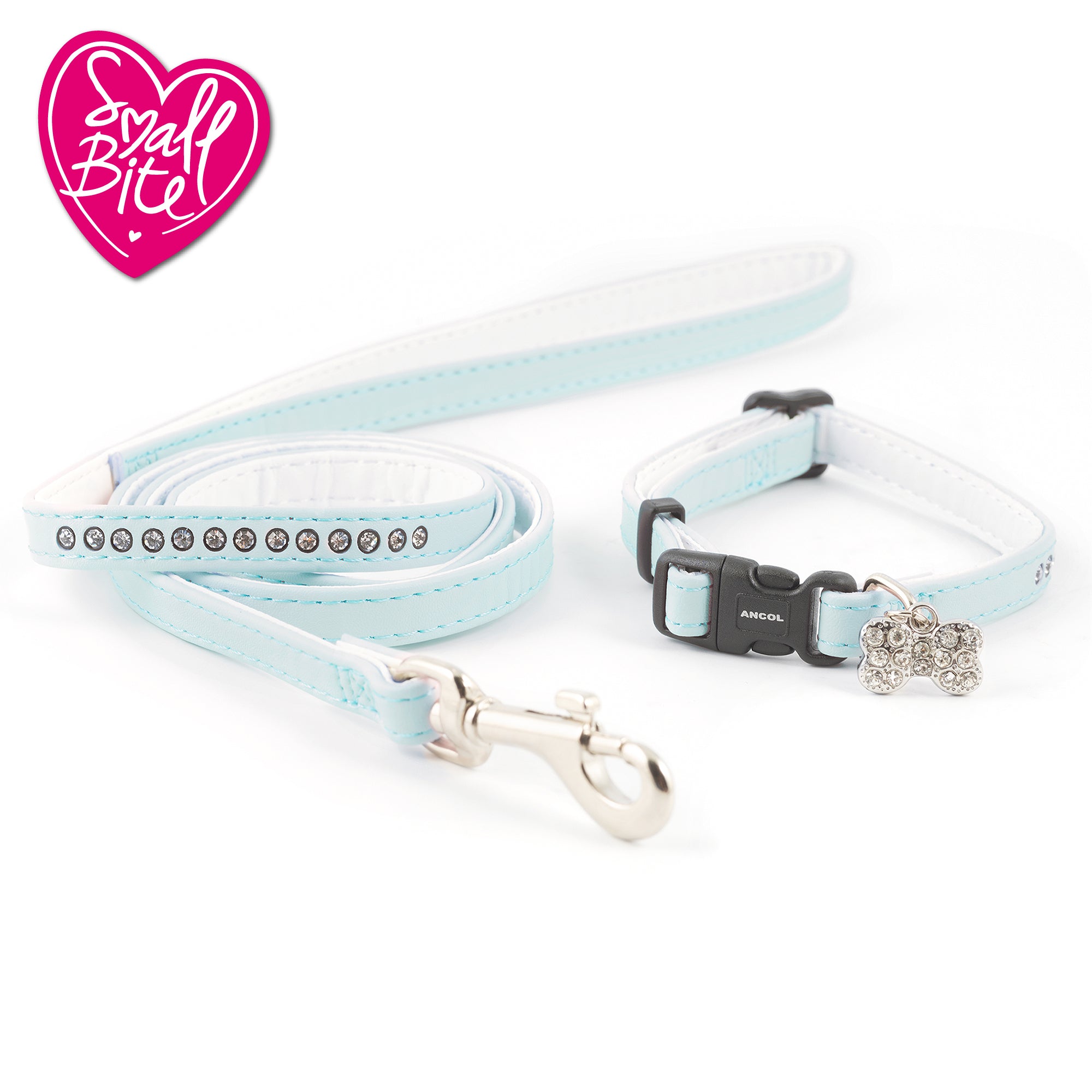 Ancol Deluxe Jewel Collar & Lead Set