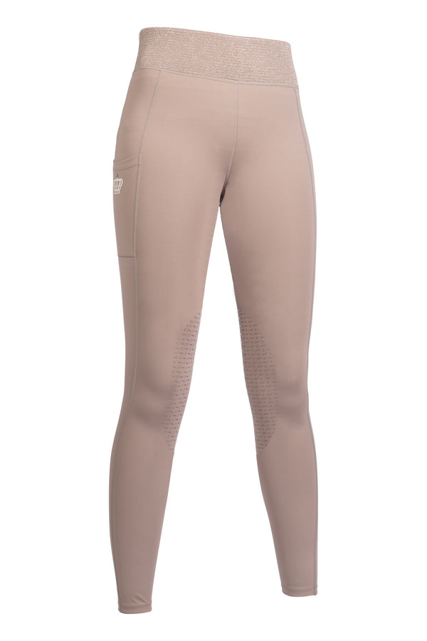 HKM Riding Leggings -Lavender Bay- Silicone Knee Patch