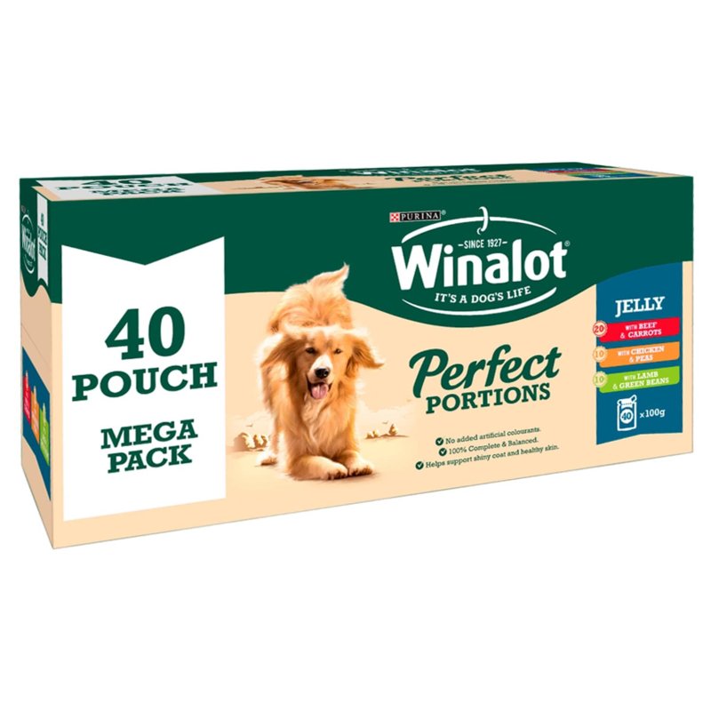 Winalot Perfect Portions In Jelly 40x100g