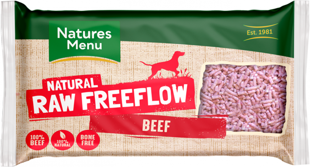 Natures Menu Frozen Free Flow Beef 2kg