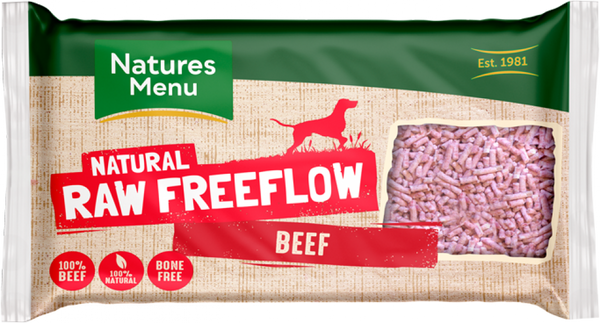 Natures Menu Frozen Free Flow Beef 2kg
