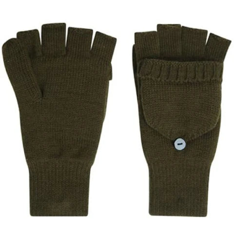 Proclimate Fingerless Gloves With Mitten Cap