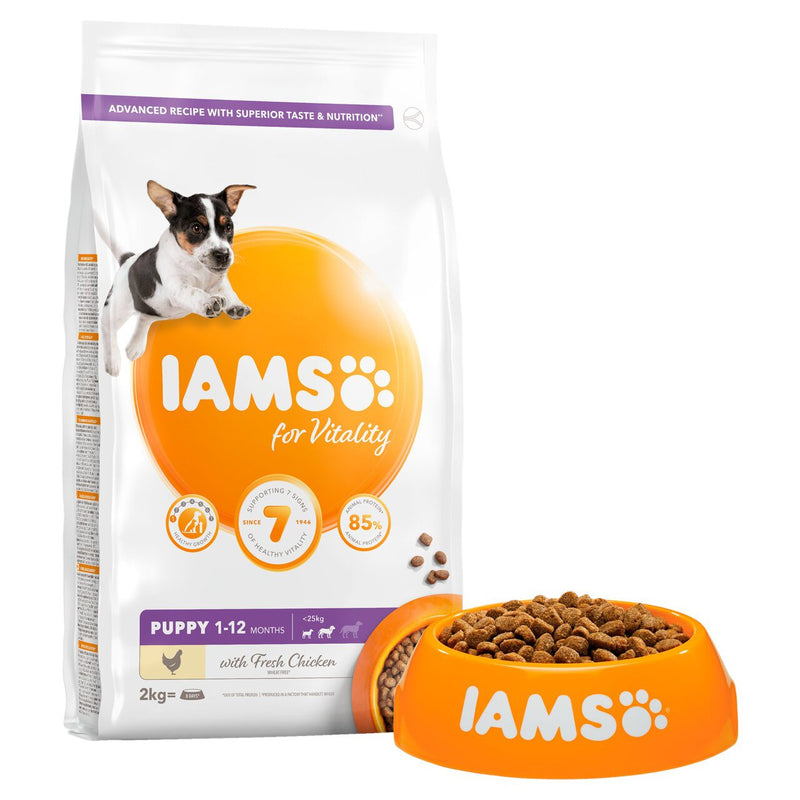IAMS Vitality Puppy Small/Medium Breed With Chicken 2kg