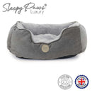 Ancol Cord & Teddy Grey Sqaure Bed