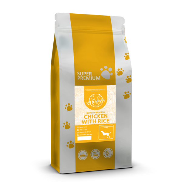 K9 Wellbeing Super Premium Puppy Chicken & Rice Dog Food