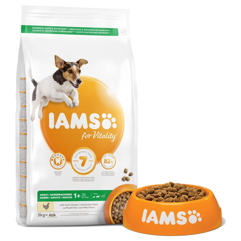 Iams Vitality Adult Dog Small/Medium Breed With Chicken 2kg
