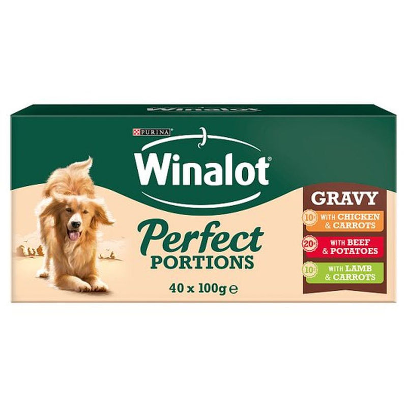 Winalot Perfect Portions In Gravy 40x100g