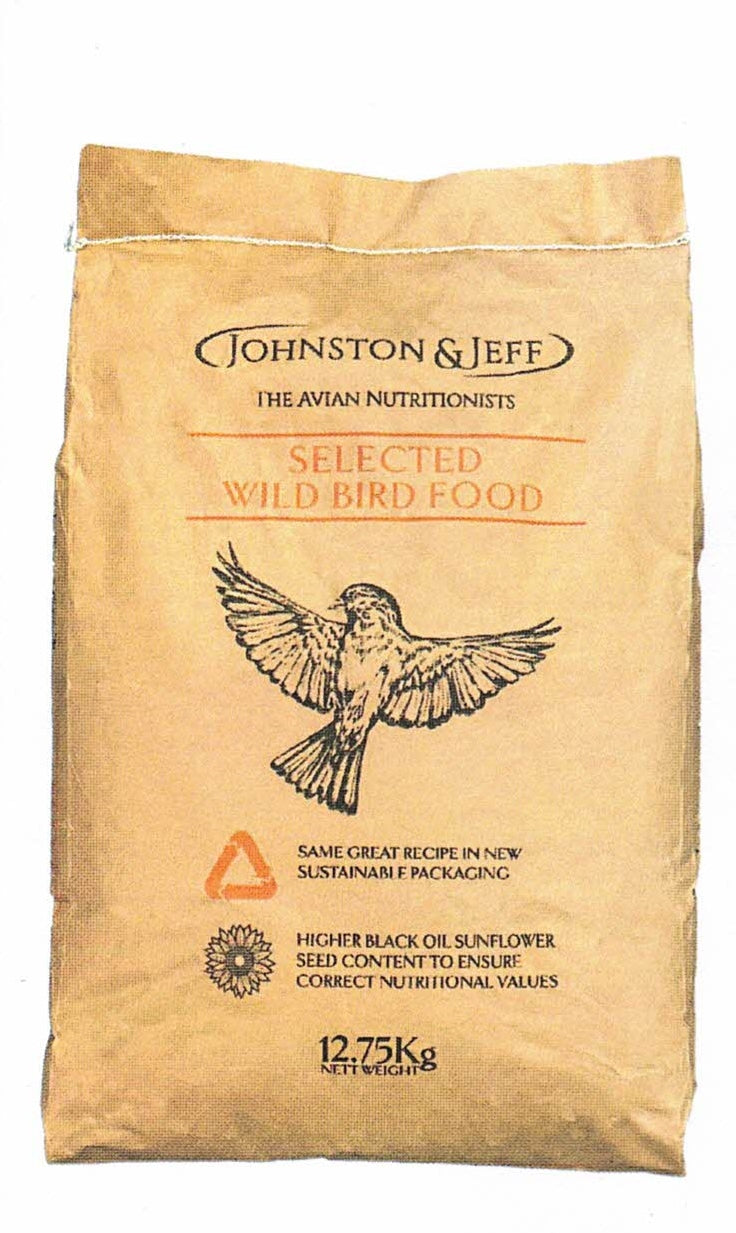 Johnson & Jeff Wild Bird Seed 12.75kg (Paper Bag)