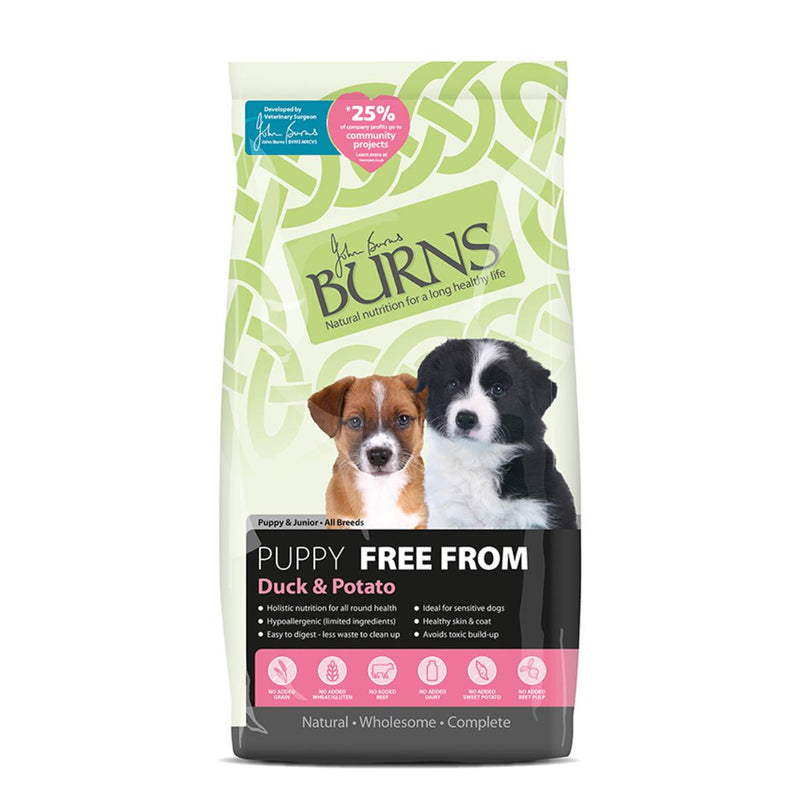 Burns Free From Puppy Duck & Potato 2kg