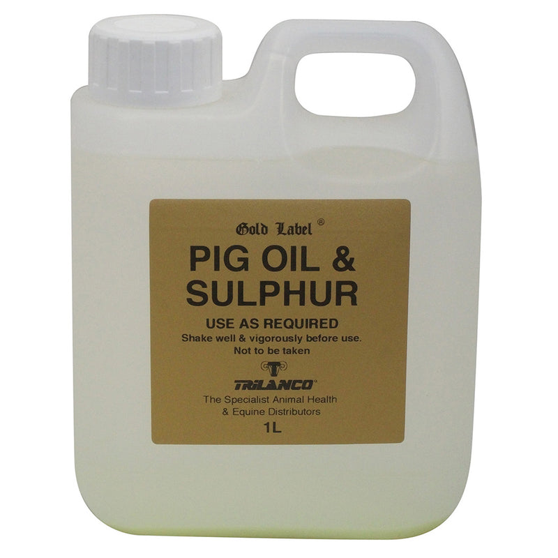 Gold Label Pig Oil & Sulphur 1ltr