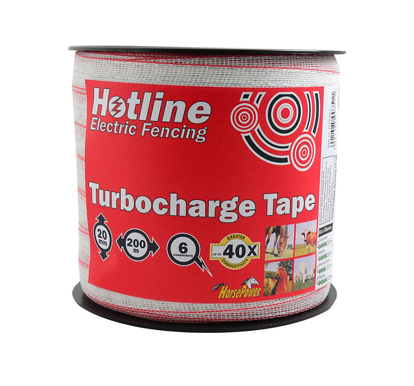 20mm Turbocharge Tape 200m White