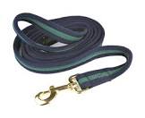 Hy Soft Webbing Lead Rein Without Chain - Black/Green