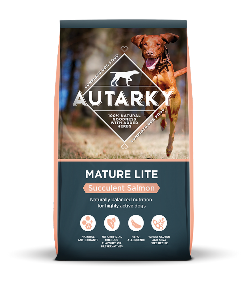 Autarky Mature Lite Succulent Salmon Hypoallergenic Dog Food