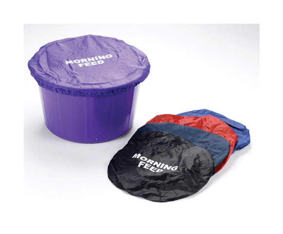 Lincoln Feed Bucket Cover - Featuring The Words MORNING FEED or EVENING FEED