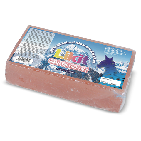 Likit Himalayan Rock Salt Lick Brick - 2 Kg