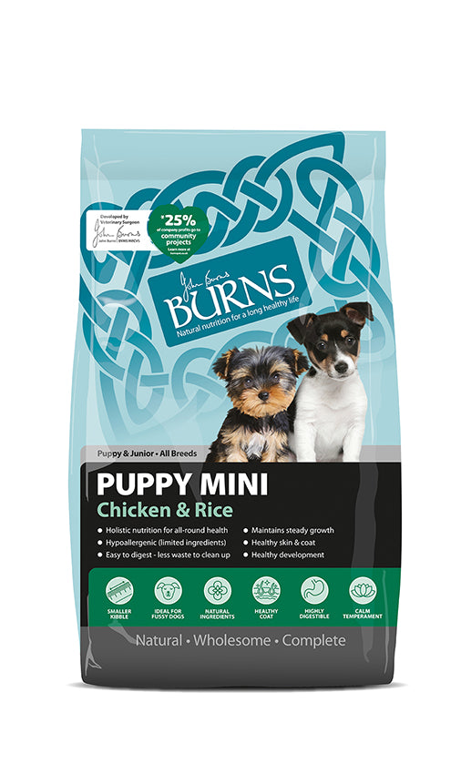 Burns Puppy Mini Chicken & Rice 2kg