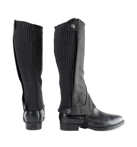 Hy Amara Half Chaps - Childrens - Black