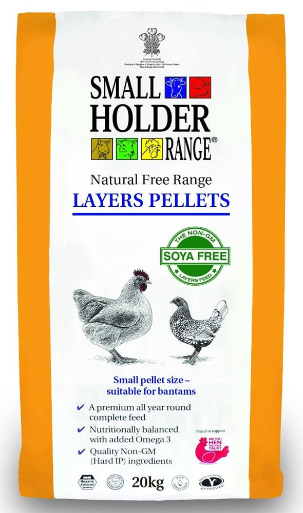 Allen & Page Small Holder Free Range Layers Pellets 20kg