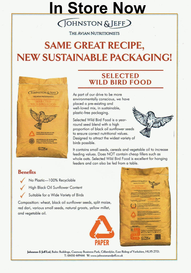 Johnson & Jeff Wild Bird Seed 12.75kg (Paper Bag)